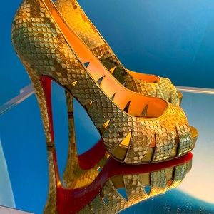 Christian Louboutin Red Bottom shoes.